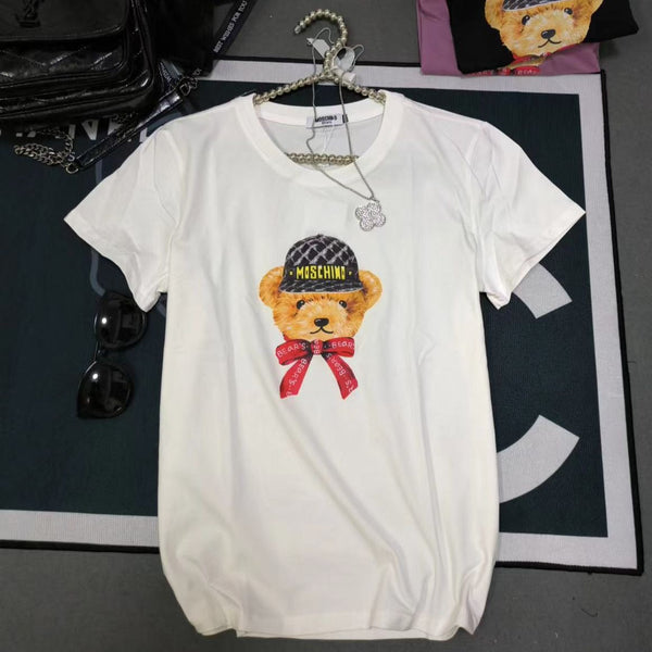 High End Quality Teddy Printed Ladies Tees