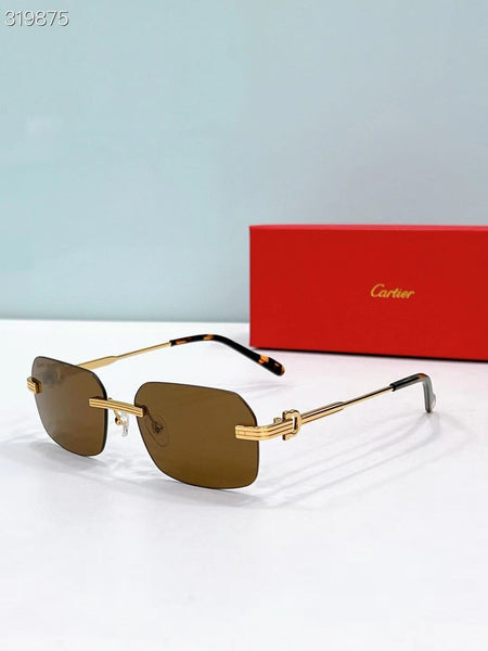 Men Luxury Rimeless Sunglasses