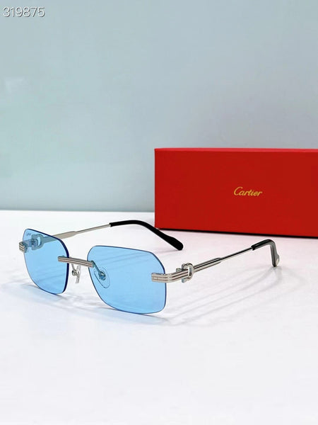 Women Luxury Rimless Sunglasses