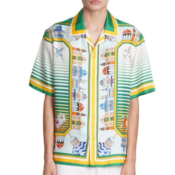 Luxury Hawaii Regular Fit Shirt With Digital Print