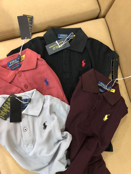 Branded Embroidered  Logo Polo T Shirts For  Boys & Girls