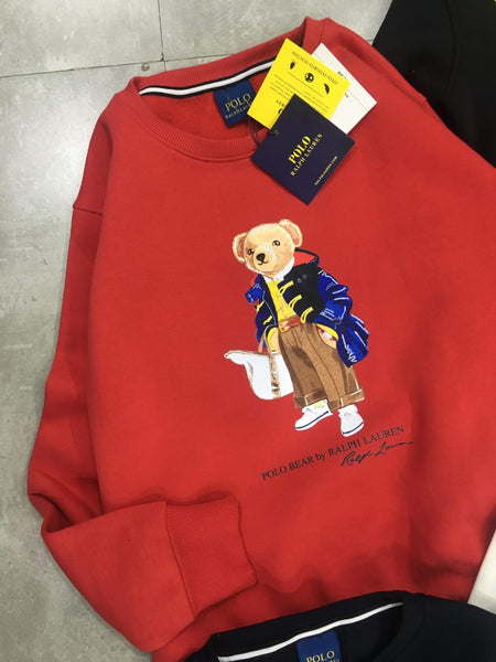 Luxury Bear Fleece Crewneck Sweatshirt