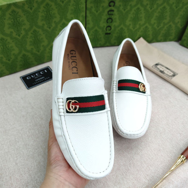 Premium GG Logo With Web Strap  Loafers