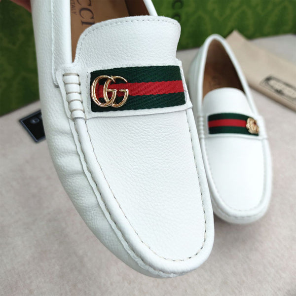 Premium GG Logo With Web Strap  Loafers