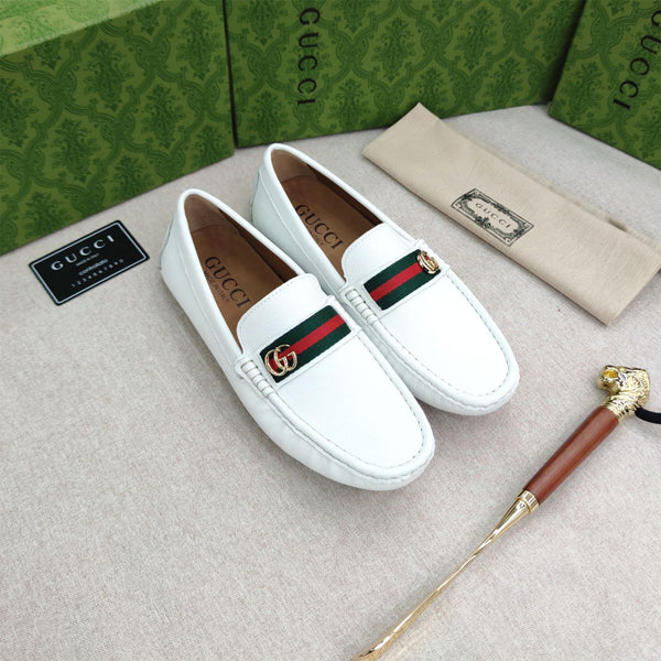 Premium GG Logo With Web Strap  Loafers