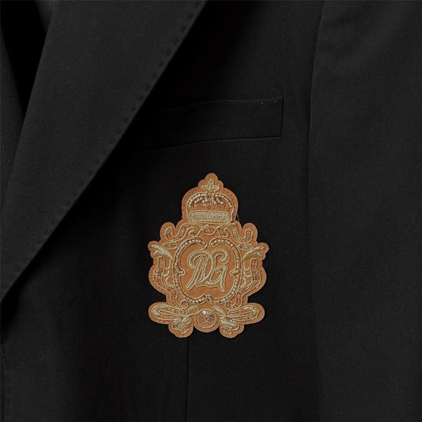 Luxury  Logo-Badge Blazer