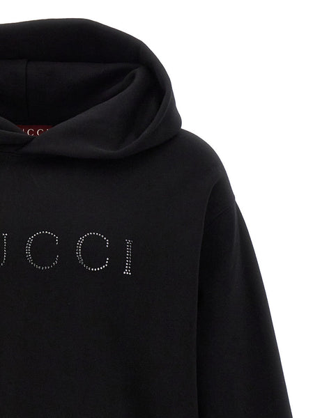 Premium Studded Logo Hoodie