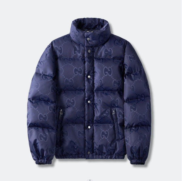 Luxury  Logo-Jacquard Quilted Shell Down Jacket