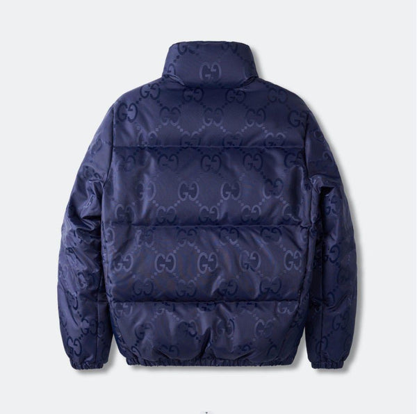 Luxury  Logo-Jacquard Quilted Shell Down Jacket