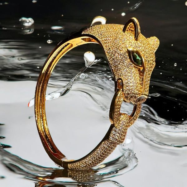 Women Panther  Ring Bracelet