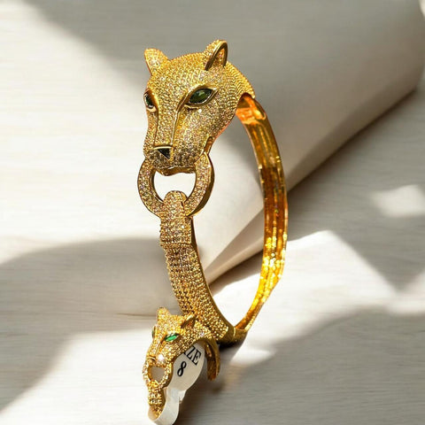 Women Panther  Ring Bracelet