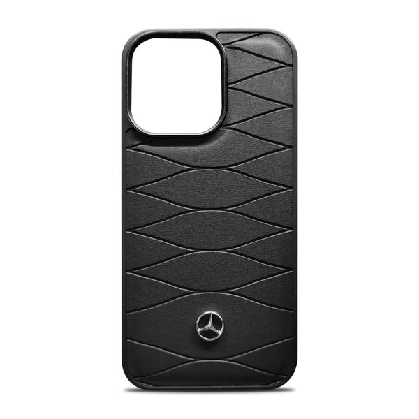 Mercedes-Benz Leather Black Textured Case 13, 14 & 15 Series