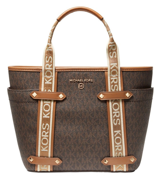 Premium Monogram-Print Tote Bag