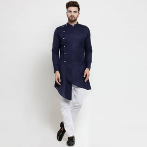 blue kurta pajama