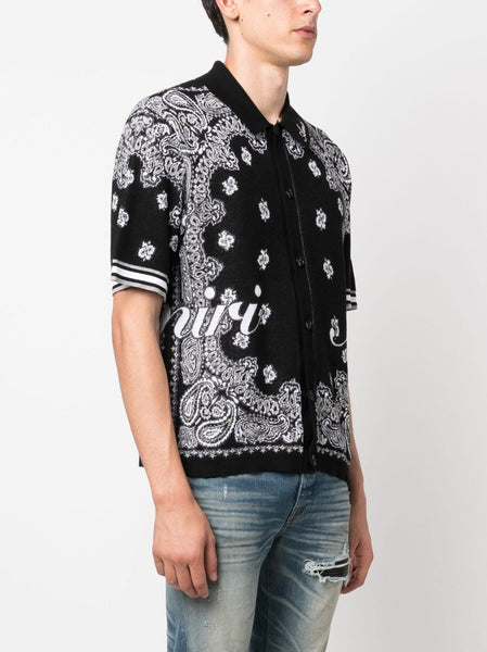 Premium Bandana Print  Drop Shoulder Shirt