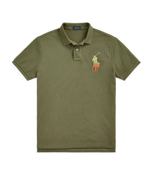 Embroidered-Logo Polo T-Shirt