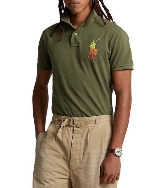 Embroidered-Logo Polo T-Shirt