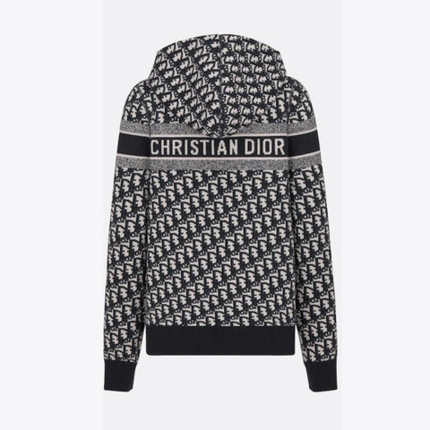 Branded All-Over Monogram Pattern Hoodie