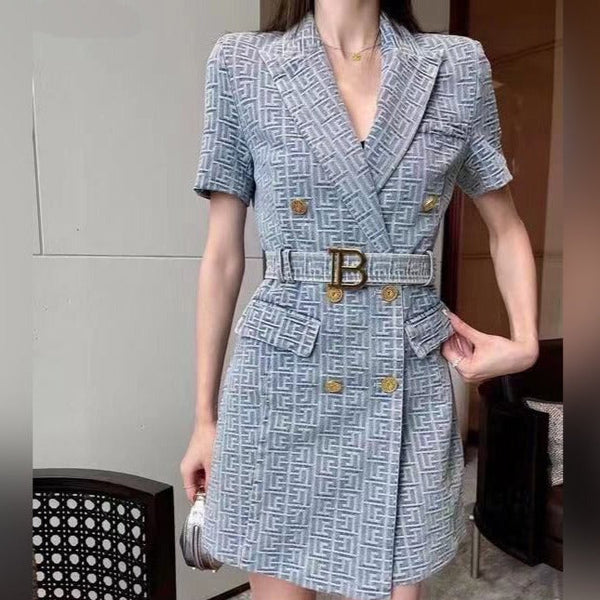 Women Latest Sleek Denim Dress