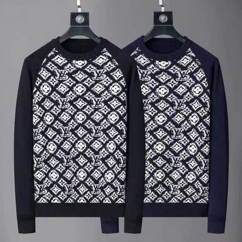 Latest Logo Signature Pattern Pullover