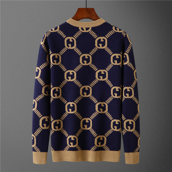 Premium Logo Pattern Effect Pullover