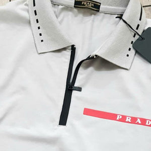 Technical piqué polo T-shirt