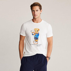 PREMIUM POLO BEAR PATTERN ROUND NECK T-SHIRT FOR MEN