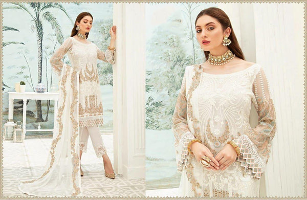 {SEMI-STITCHED} BEAUTIFULL PAKISTANI GEOGERTTE WITH NAZMEEM DUPPATA SUIT