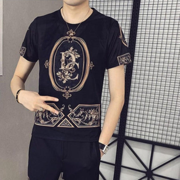 PREMIUM PRINTED T-SHIRT & SHORTS SET COMBO FOR MEN