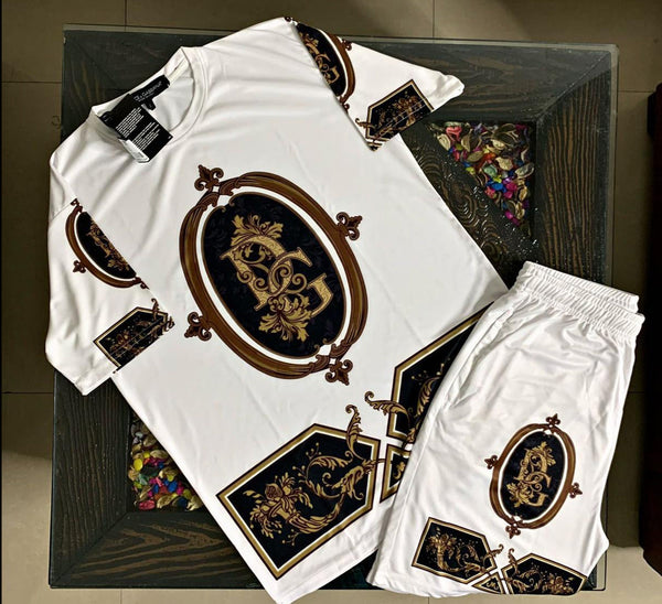 PREMIUM PRINTED T-SHIRT & SHORTS SET COMBO FOR MEN