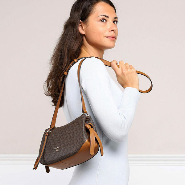 Mimi Medium Logo Messenger Bag For Women