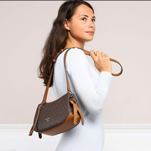 Mimi Medium Logo Messenger Bag For Women