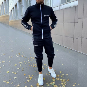 Contrast Taping Tracksuit For Men