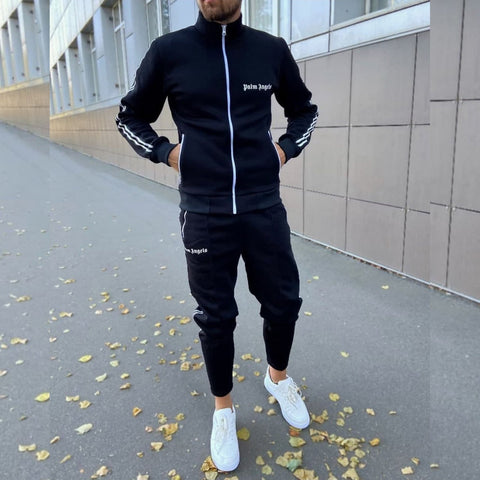 Contrast Taping Tracksuit For Men