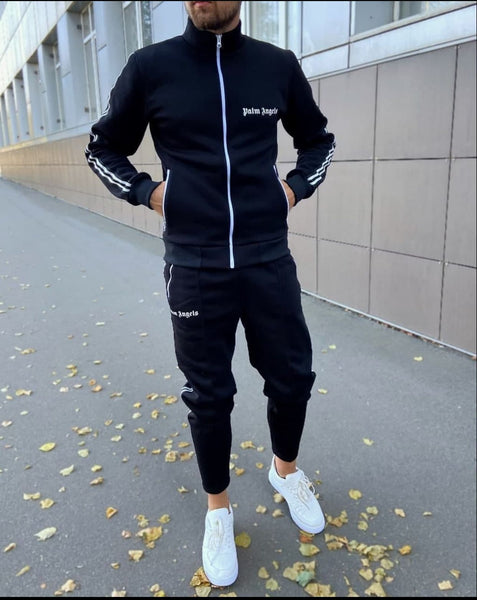 Contrast Taping Tracksuit For Men