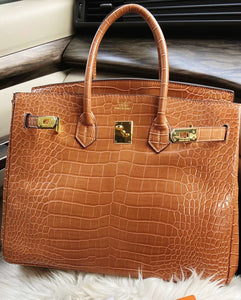 Crocodile printed Hand Bag For Women