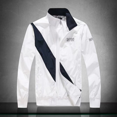 PREMIUM WHITE ZIPPER JACKET