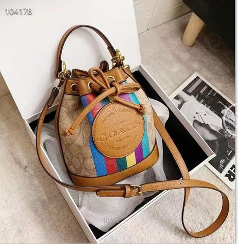 Dempsey Drawstring Bucket Bag For Women