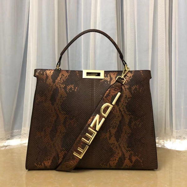 Luxury Snake Printed Premium Handbag