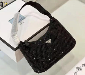 Top Handle Studded Hand Bag For Women