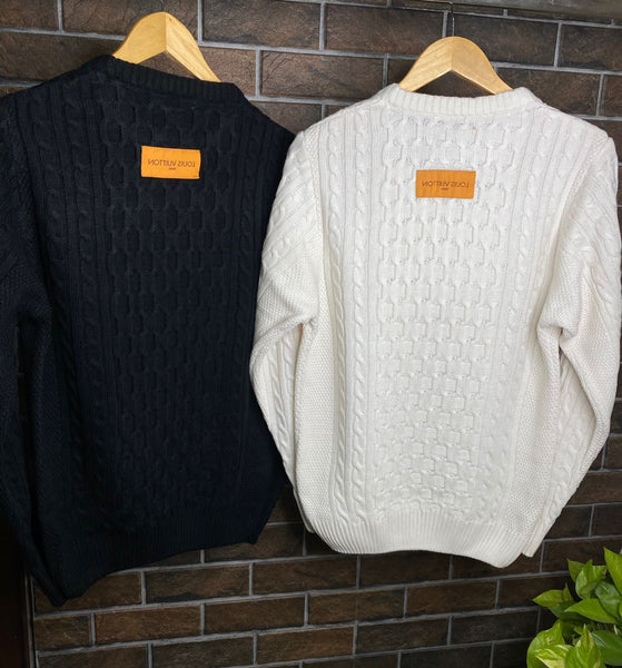 LUXURY ROUND NECK PULLOVER FOR MEN