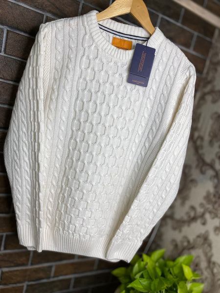 LUXURY ROUND NECK PULLOVER FOR MEN