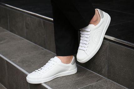 Ace Perforated Leather Sneakers