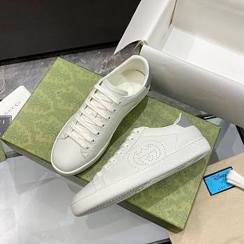 Ace Perforated Leather Sneakers