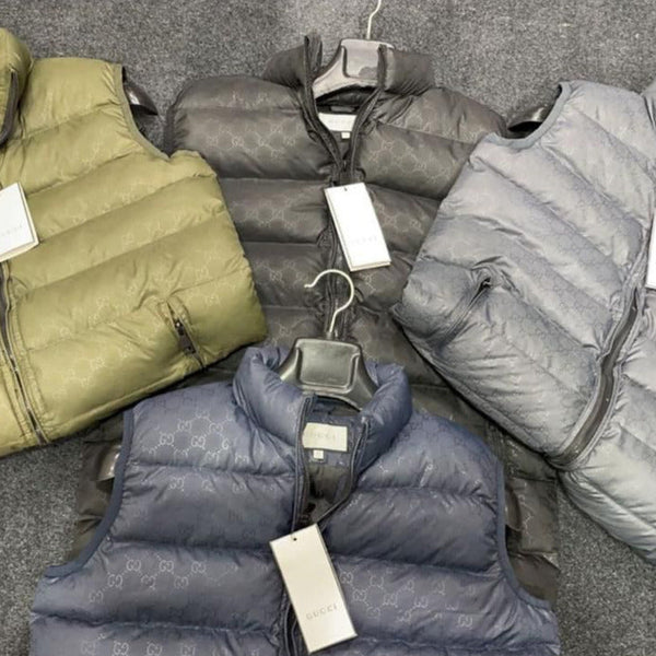 IMPORTED SLEEVELESS PUFFER JACKET FOR MEN