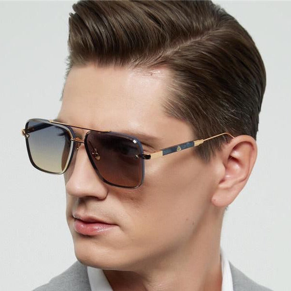 Premium UV Protected Square Shaped Sunglasses For Men & Boys