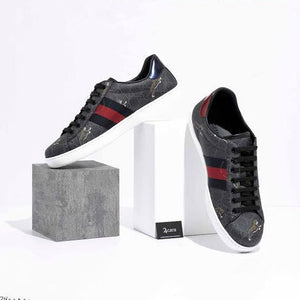 Ace Sneakers Leather With Web Bands