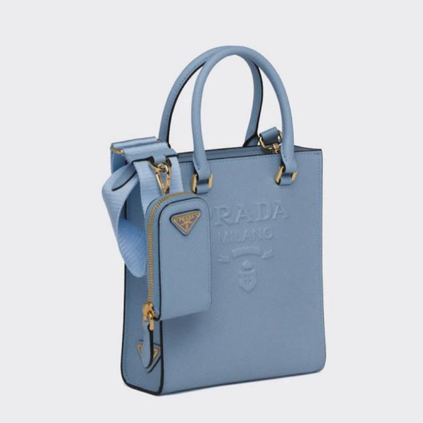 IMPORTED SAFFIANO TOTE BAG