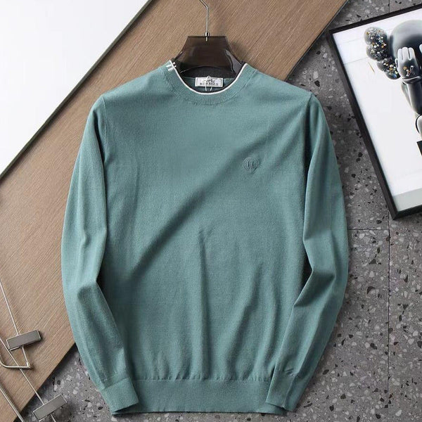 IMPORTED CREW NECK  PULLOVER FOR MEN