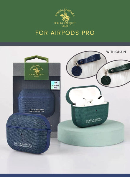 Santa Barbara Polo Ricardo AirPods Pro Cloth Fabric Case